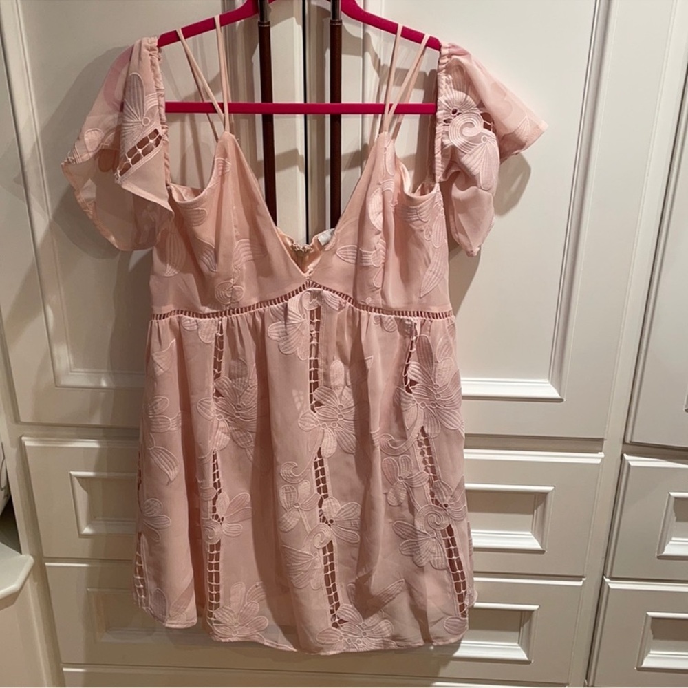 Lovers + Friends Pink Mini Dress